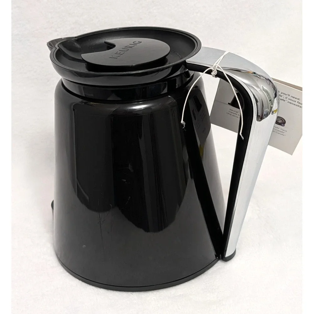 KEURIG 2.0 K-Carafe THERMAL Coffee Pot Silver Handle 4 Cup 32oz Replacement